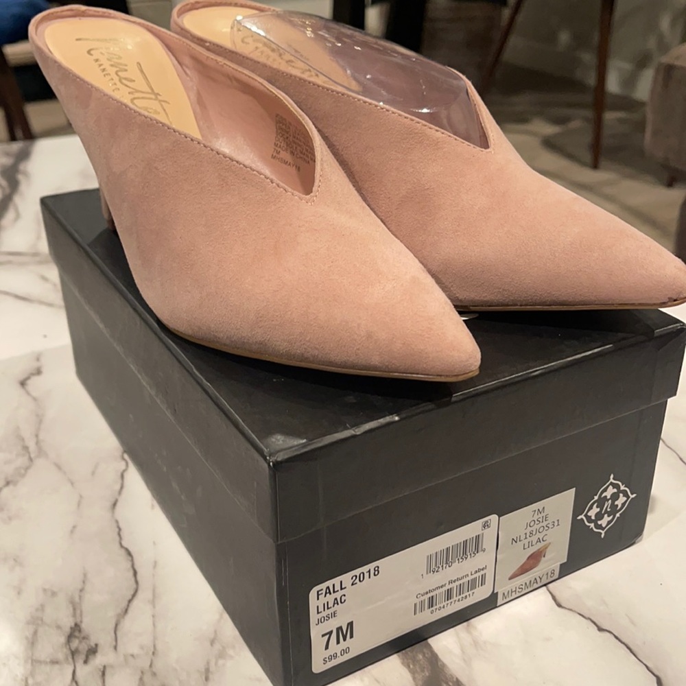 Lilac Josie Suede Pumps
